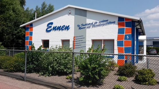 Firmengebäude - Malerfachbetrieb Ennen in Nordhorn, Lise-Meitner-Str. 5
